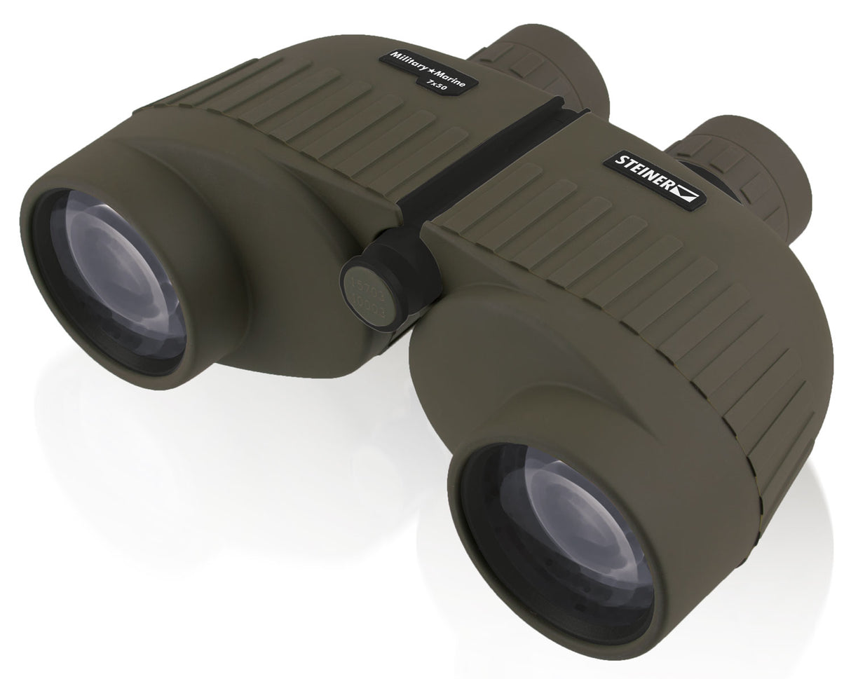 Steiner 2038 Military-Marine 7x50mm Porro Prism, Sports-Auto Focus, OD Green Makrolon w/Rubber Armor | STEINER