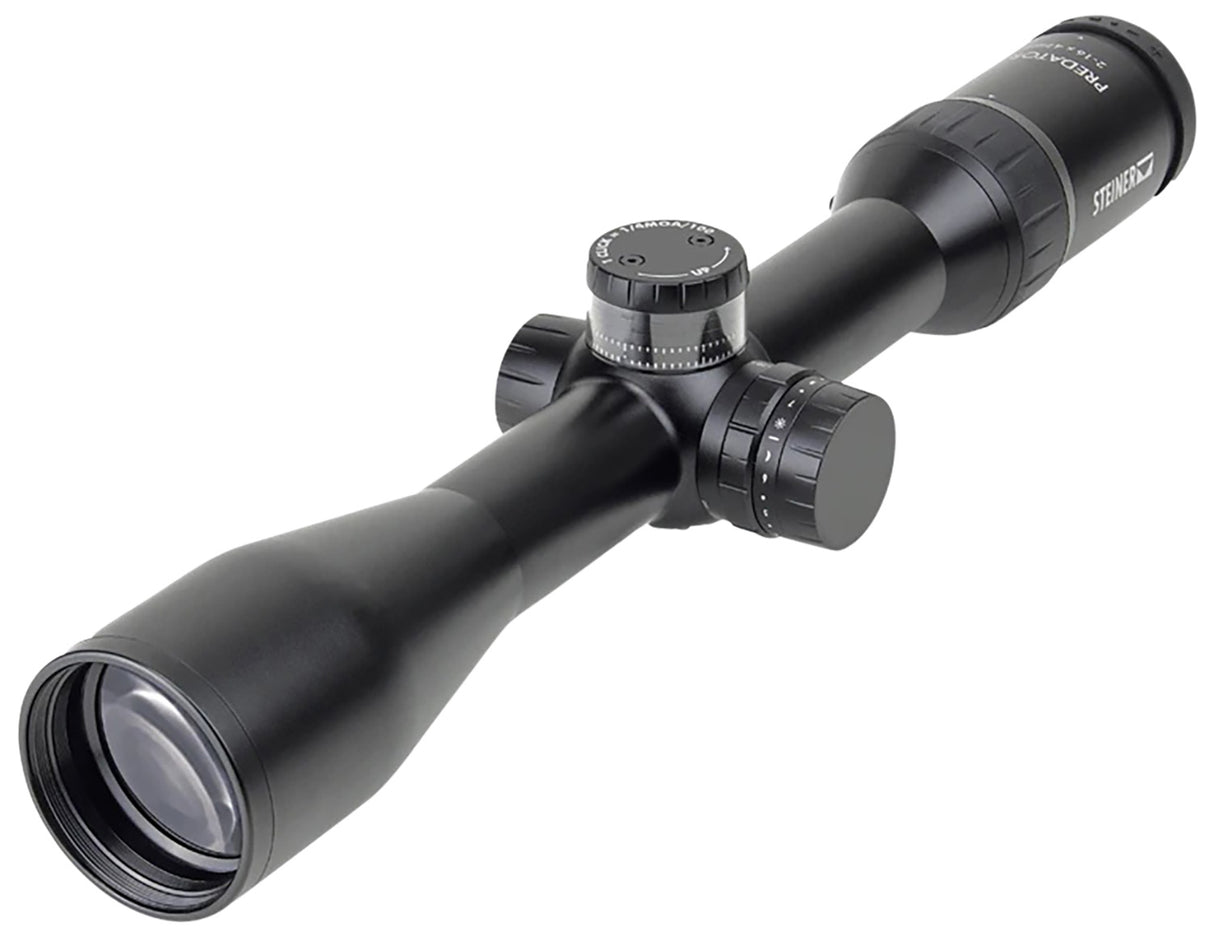 Steiner 3002 Predator Black 2-16x42mm 30mm Tube Illuminated E3 Ballistic Reticle Second Focal Plane | STEINER