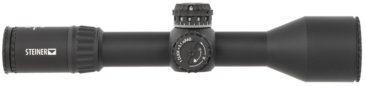 Steiner 5119 T6Xi Black 3-18x56mm 34mm Tube Illuminated SCR2 MIL Reticle First Focal Plane Features Throw Lever | STEINER