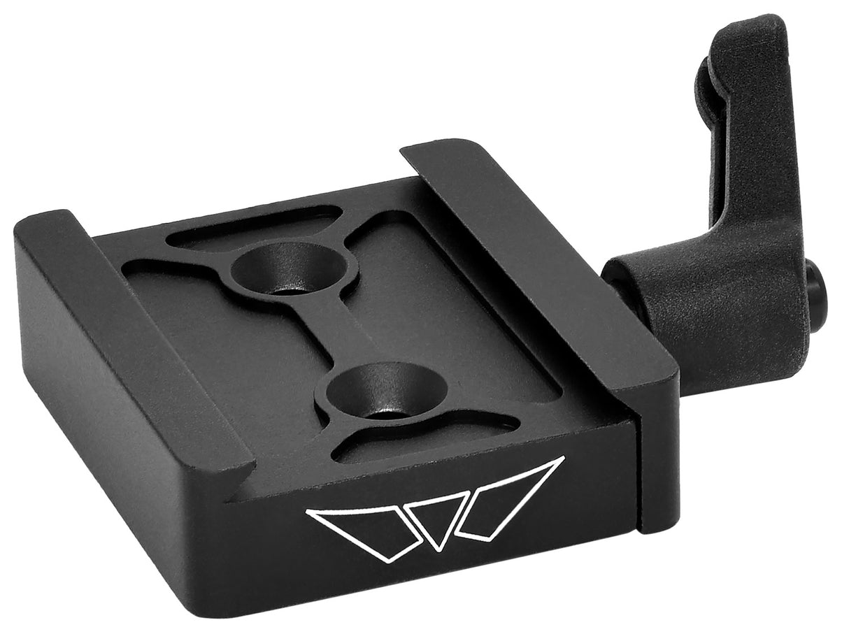 Warne 7955M ARCA Rail Adapter Skyline Black Anodized Steel | WARNE