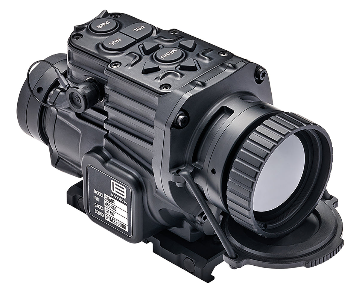 Eotech EOTCLPODT2B MK2 ClipIR-MR Thermal Clip On/Handheld/Mountable Black 1-8x Multiple Reticle, 1280x1024, 12 Microns Resolution, Zoom 2x/4x | EOTECH