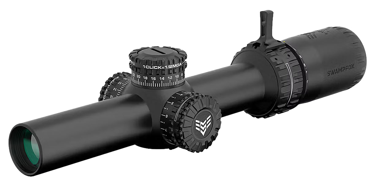 Swampfox Optics ARH11024M Arrowhead Black 1-10x24mm 30mm Tube Guerrilla Dot MOA Red Reticle | SWAMPFOX OPTICS