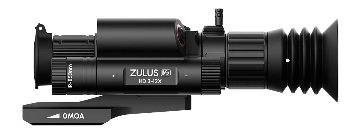 DNT ZHD312RV2 ZULUS HD 3-12X V2 D/N W/LSR RF | DNT OPTICS