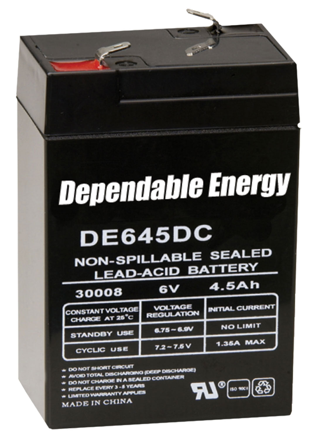 American Hunter DE30052 HR Rechargeable Battery 6 Volt 4.5 AMP | AMERICAN HUNTER