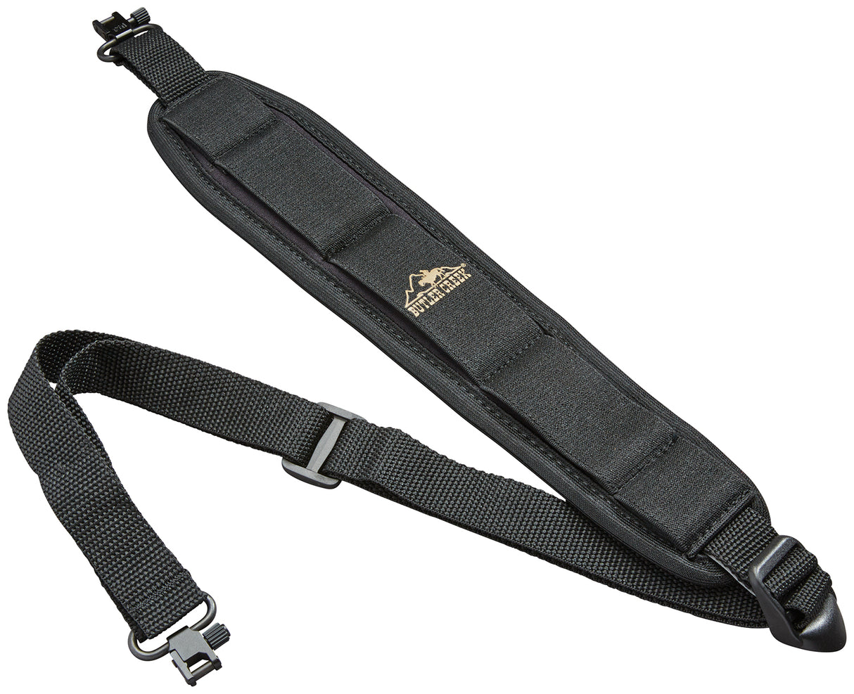 Butler Creek Comfort Stretch Rifle Sling Black w/Swivels | BUTLER CREEK