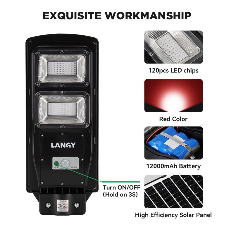 Langy Solar Red Light for Hog & Predator Hunting | Langy Solar Lights | Outdoor Hunting
