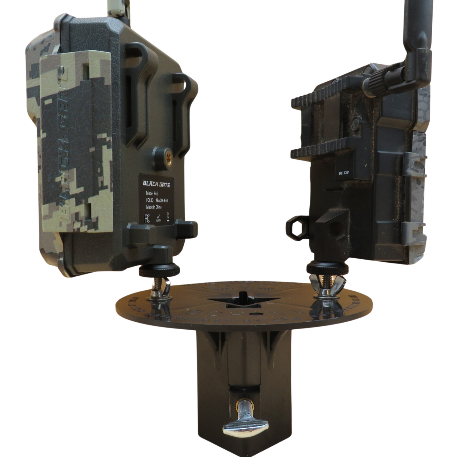 T Post Mount 2 Cameras (no articulating arms, just hardware for mounting 2 cameras)