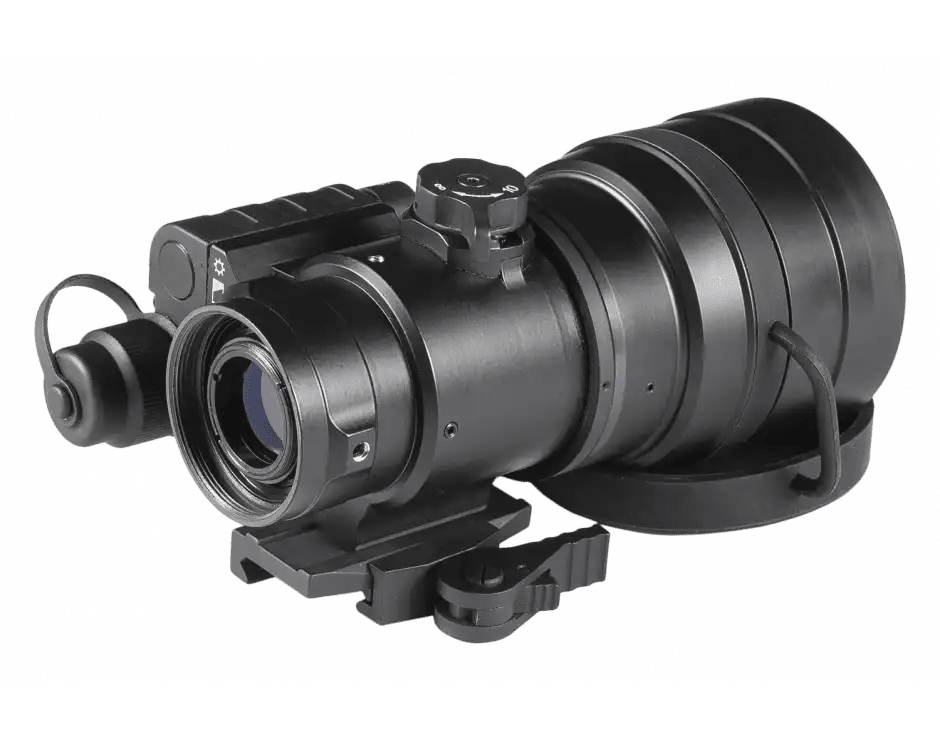 AGM Comanche-22 3AW1 – Medium Range Night Vision Clip-On System with Gen 3 Auto-Gated "Level 1", P45-White Phosphor IIT. Made in USA. | AGM Global Vision | Night Vision Rifle Scopes