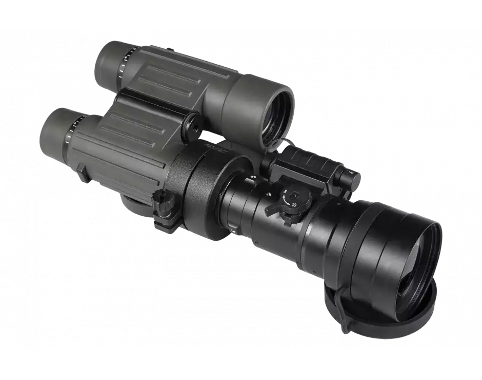 AGM Comanche-22 3AL1 – Medium Range Night Vision Clip-On System with Gen 3 Auto-Gated "Level 1", P43-Green Phosphor IIT. Made in USA.