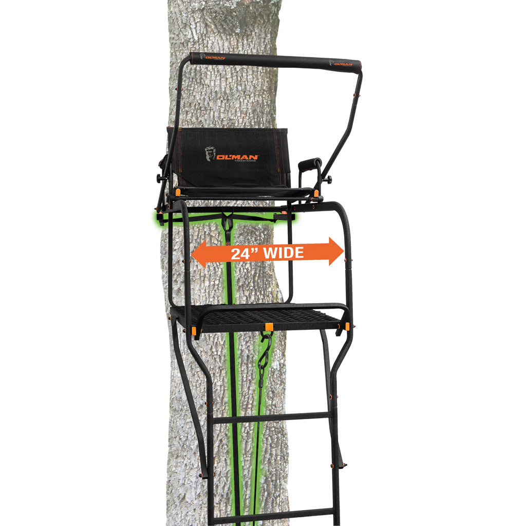 Ol Man Final Shot 1.5 Man Ladder Stand 17 ft. | Olman