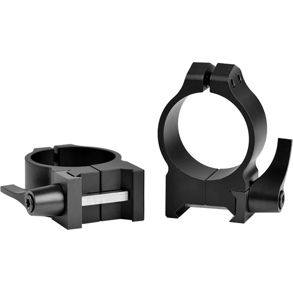Warne Maxima Vertical Quick Detach Scope Rings Matte Black 30mm Medium | Warne