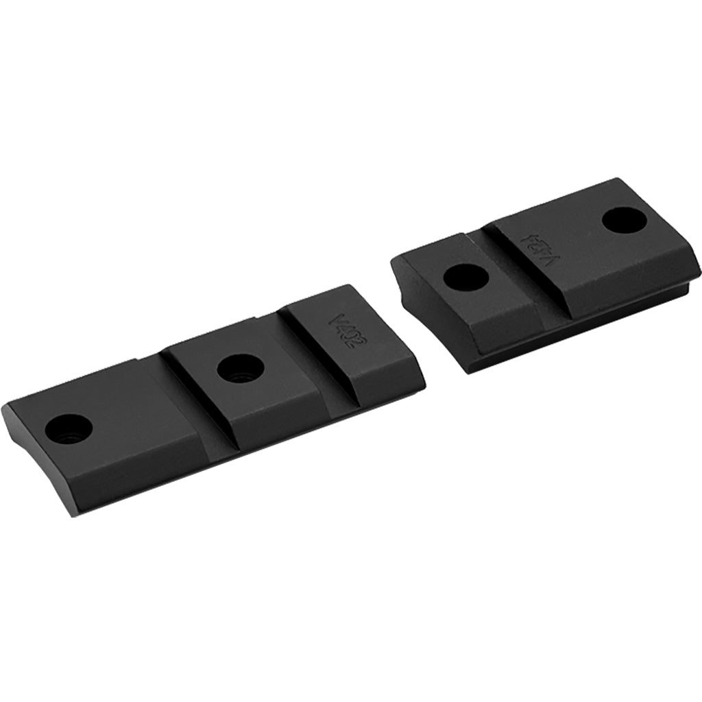Warne Vapor Aluminum Base Set Matte Black Winchester Model 70 | Warne