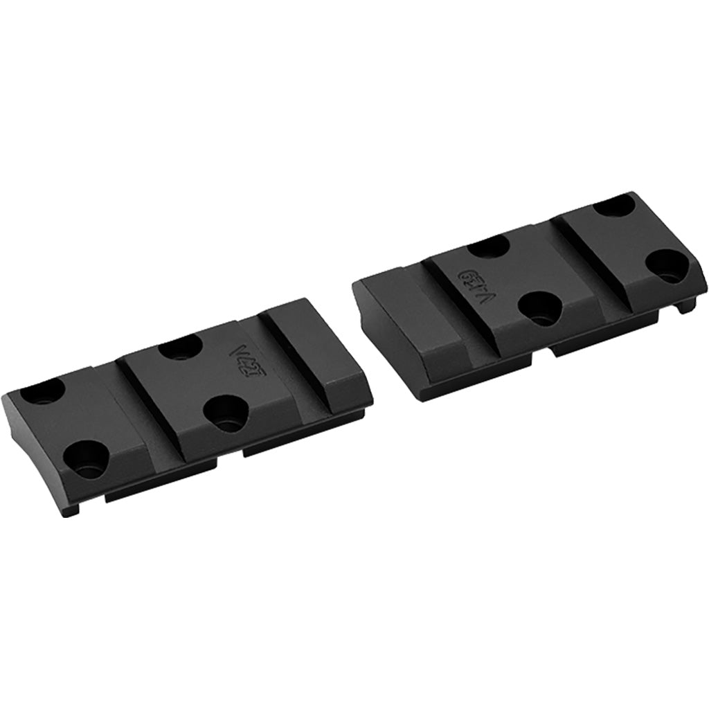 Warne Vapor Aluminum Base Set Matte Black Browning X-bolt | Warne