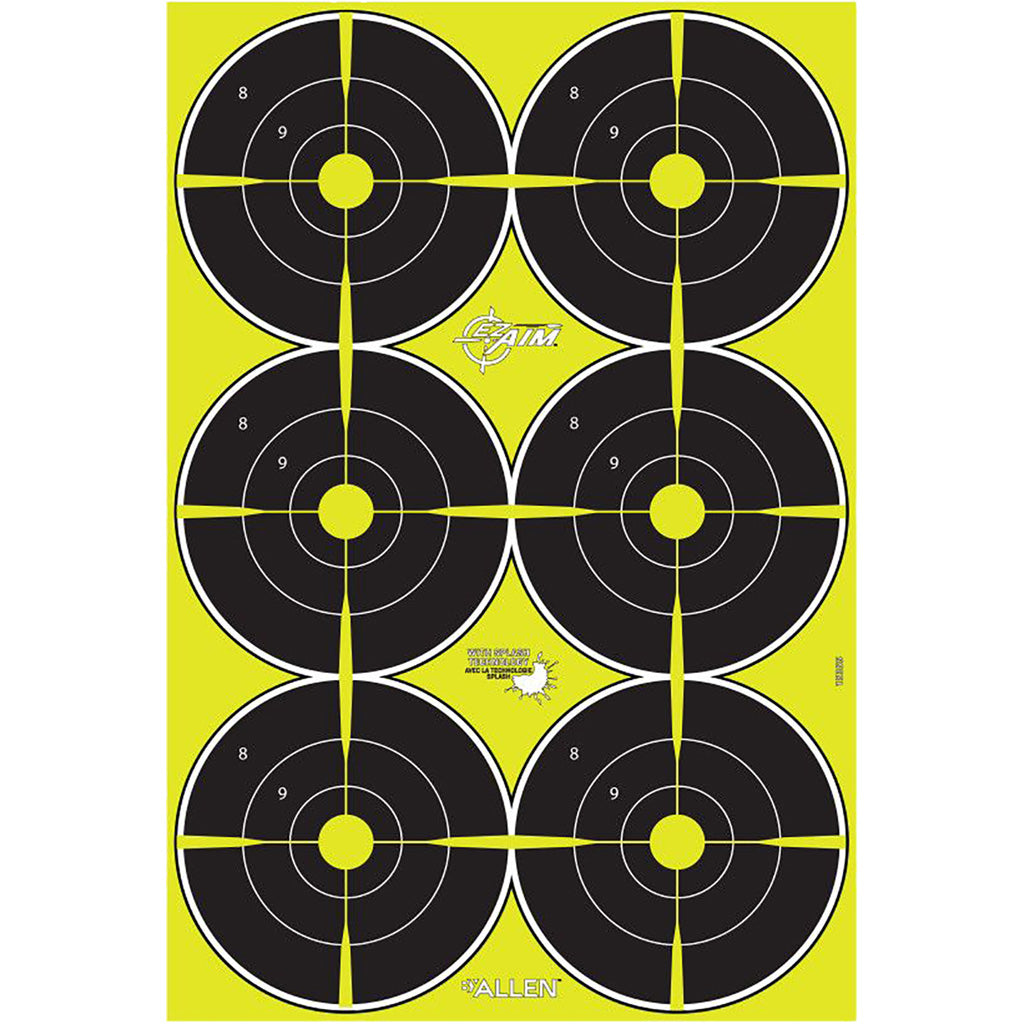 EzAim Splash Bullseye Targets 6 in. 8 pk. | EZAim