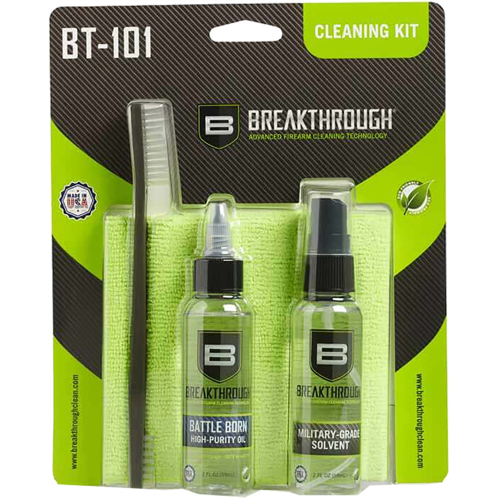 Breakthrough Basic Kit with Military Grade Solvent 2 oz. Bottle, High Purity Oil 2 oz. | Breakthrough