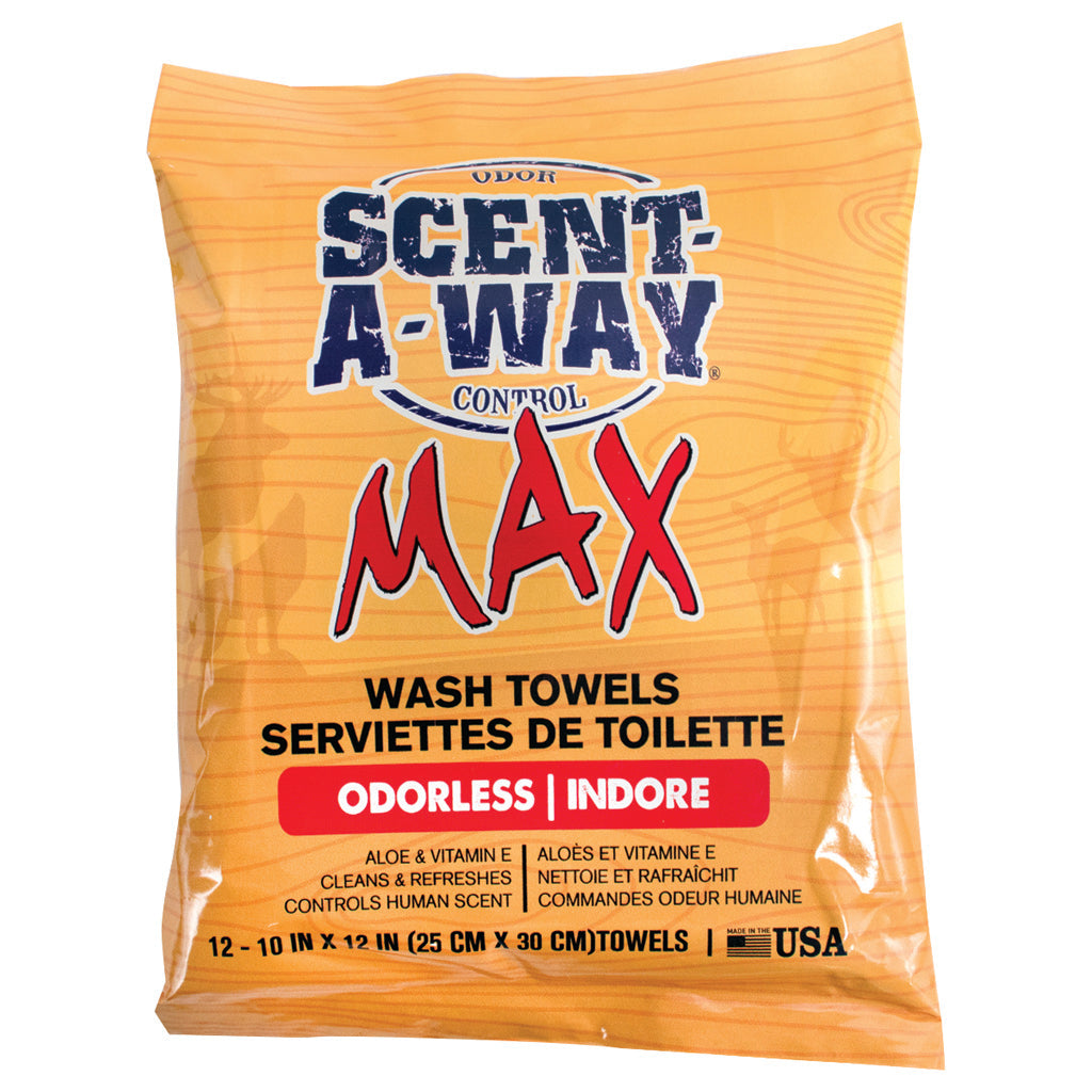 Scent-A-Way Max Wash Towels 12 pk. | Scent-A-Way