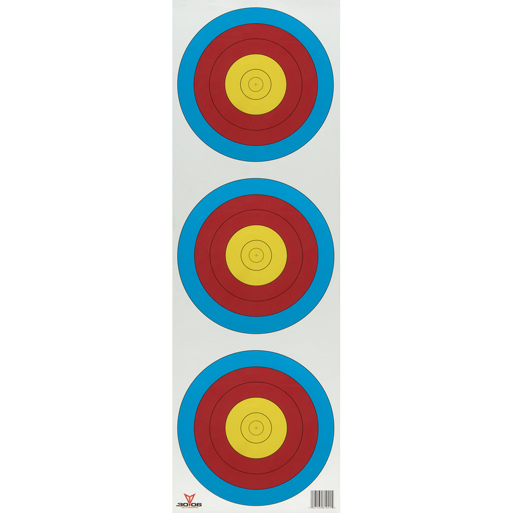 30-06 Paper Targets 3 Spot Vertical 100 pk. | 30-06