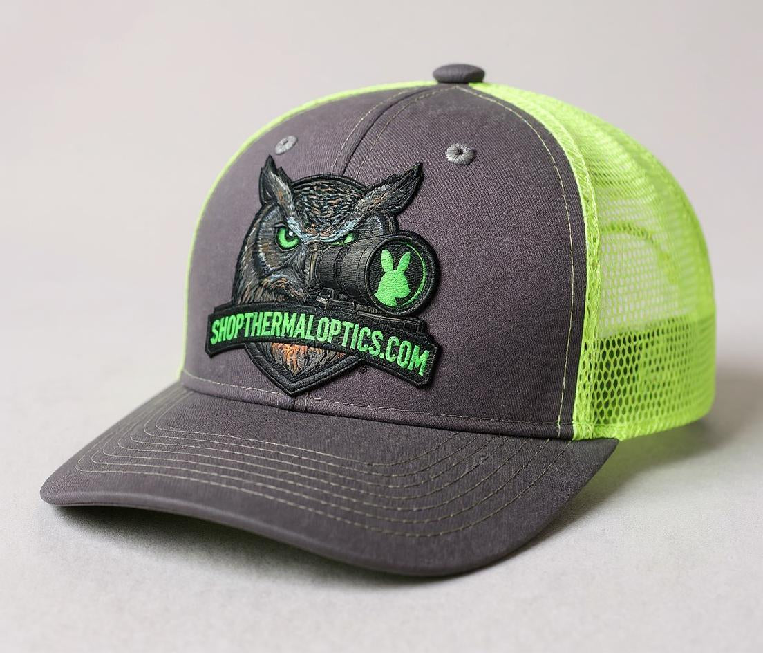 ShopThermalOptics 112 Trucker Hat - Unisex One Size Fits All - Lime Green