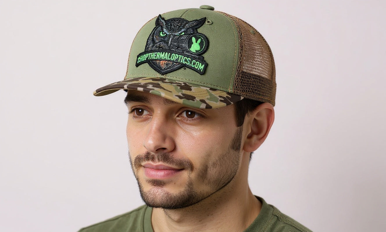 ShopThermalOptics 112 Trucker Hat - Unisex One Size Fits All - Camo