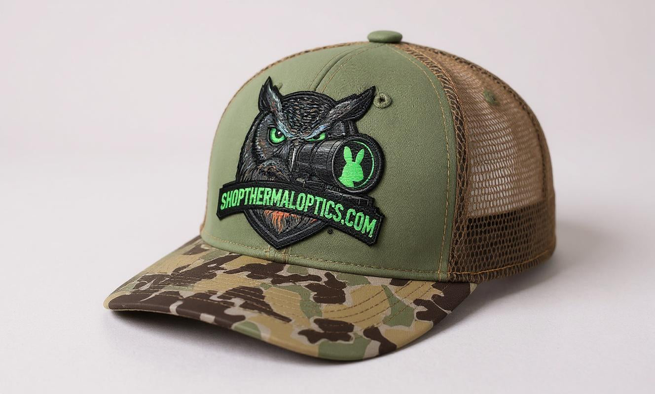 ShopThermalOptics 112 Trucker Hat - Unisex One Size Fits All - Camo