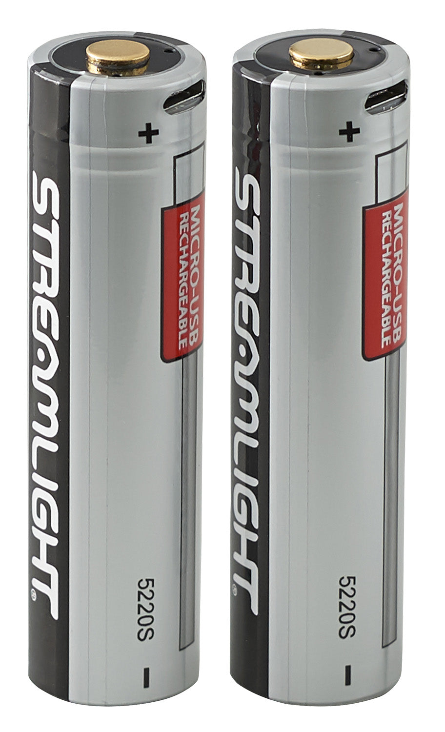 Streamlight 22102 SL-B26 Silver/Black 2,600 mAh Fits PolyTac X USB/ProTac X 90 X USB (2) Single Pack