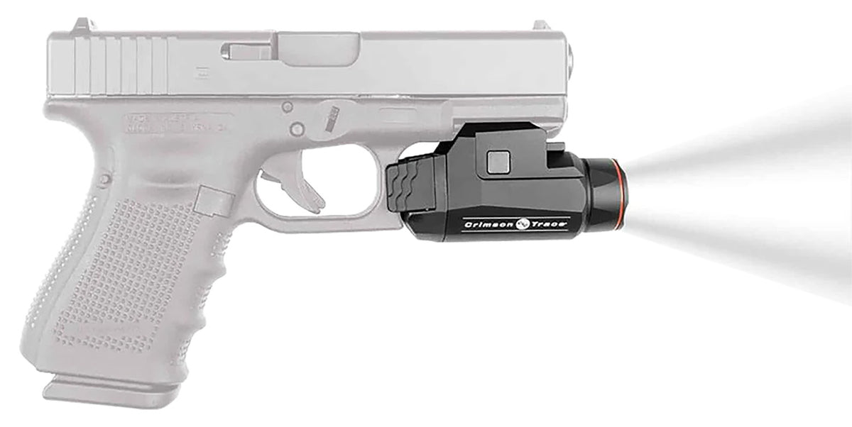 Crimson Trace 0182401 Rail Master 110/420 Lumens, White CREE XPL LED Bulb, Picatinny Rail Mount