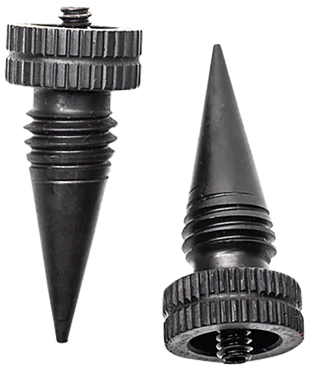 Accu-Tac LRS0200 LR-10 Set Black Oxide Aluminum with Screw On Design for Accu-Tac Bipod | ACCU-TAC