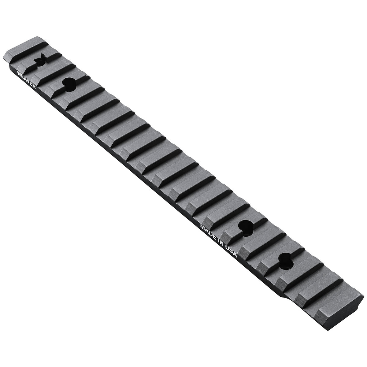 Weaver Mounts 99487 Multi-Slot Base Extended Black Anodized Aluminum Fits Savage Axis