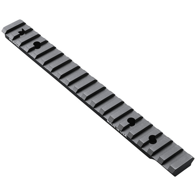 Weaver Mounts 99487 Multi-Slot Base Extended Black Anodized Aluminum Fits Savage Axis