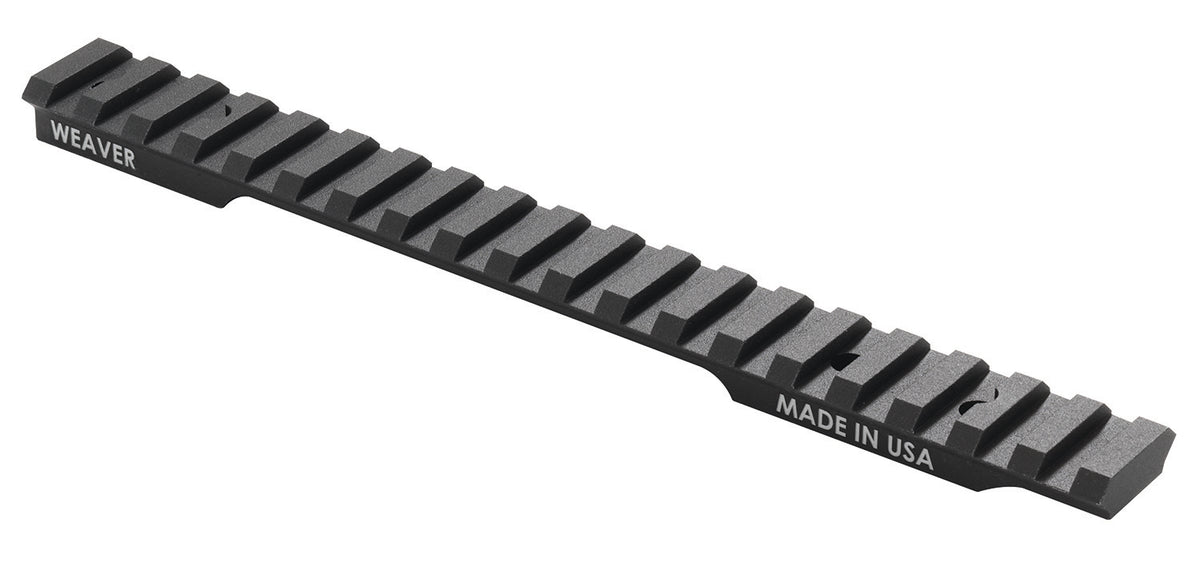 Weaver Mounts 99488 Multi-Slot Base Extended Black Anodized Aluminum Fits Savage Axis 20 MOA
