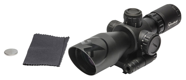 Firefield FF13065 Barrage w/Red Laser Matte Black 2.5-10x40mm Illuminated Red/Green Mil-Dot Reticle/Red Laser | FIREFIELD