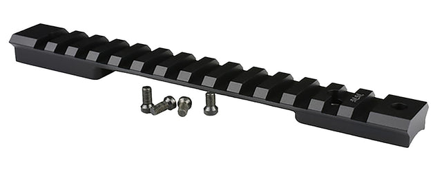 Warne 76T320MOA Mountain Tech Tactical Rail Black Anodized Aluminum Tikka T3/T3X Rifle Short Action, 20 MOA