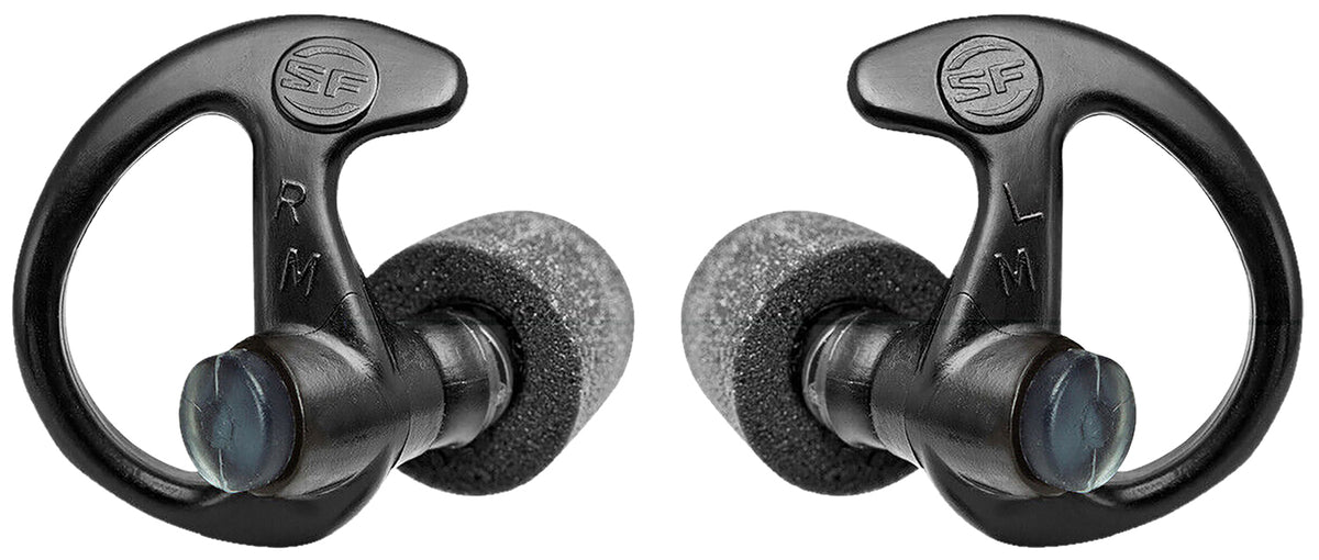 SureFire EP10BKMPR EP10 Sonic Defenders Ultra Max Foam 30 dB Full Block Black Medium Adult 1 Pair