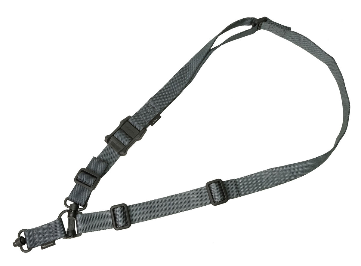 Magpul MAG518GRY MS4 Sling GEN2 Stealth Gray Nylon 48"-60" OAL Adjustable One-Two Point AR Platform