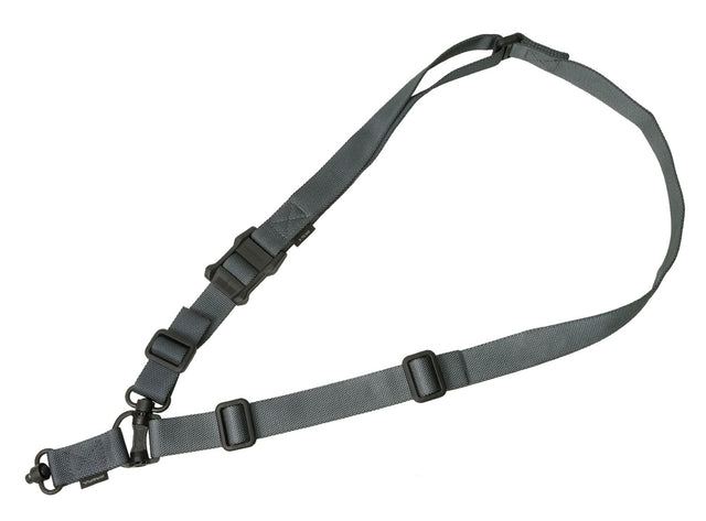 Magpul MAG518GRY MS4 Sling GEN2 Stealth Gray Nylon 48"-60" OAL Adjustable One-Two Point AR Platform