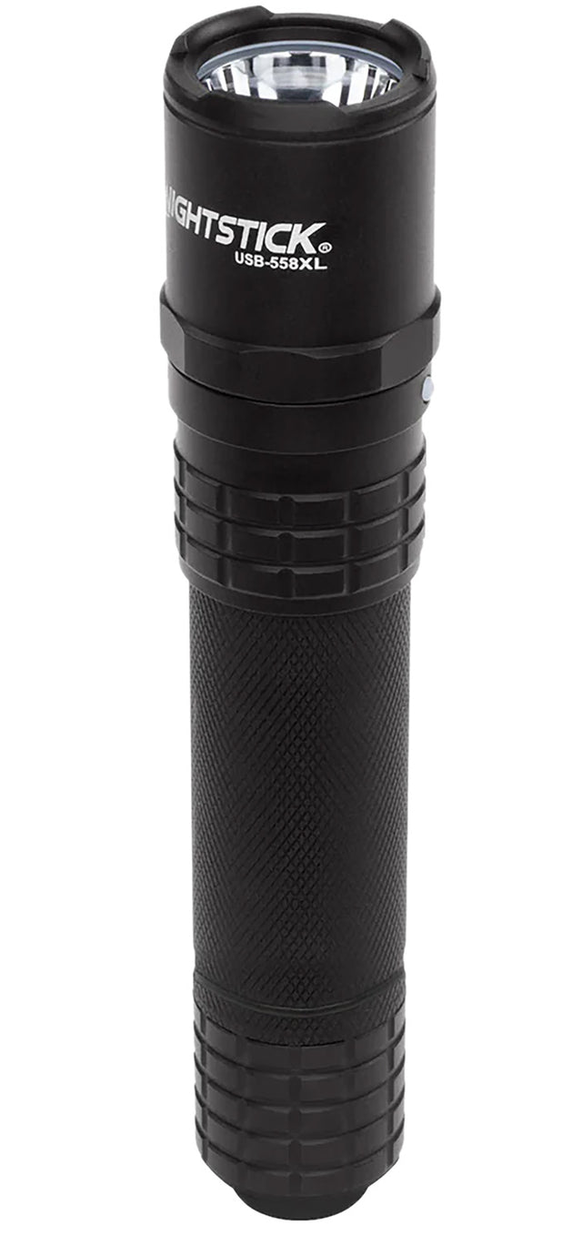 Nightstick USB558XL USB Tactical Flashlight Black Anodized 125/450/1100 Lumens White LED