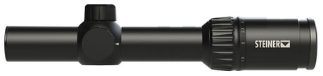 Steiner 5202 P4Xi Black 1-4x24mm 30mm Tube Illuminated P3TR Reticle | STEINER