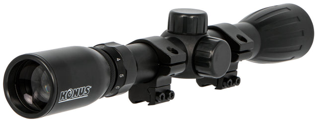 Konus 7351 KonusFire Matte Black 3-9x32mm 1" Tube 30/30 Reticle Includes Mounting Rings | KONUS
