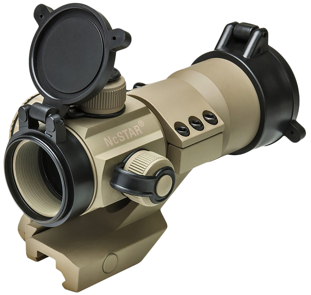 NcStar DRGB135T 35mm Red/Green/Blue Dot Optic Tan Powder Coated 1 x 35 mm 3 MOA Red/Green/Blue Dot