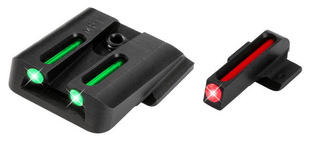 TruGlo TG131MP1 Fiber-Optic Red/Fiber Optic Front Sight-Green/Fiber Optic Rear Sight Smith & Wesson M&P EZ 380