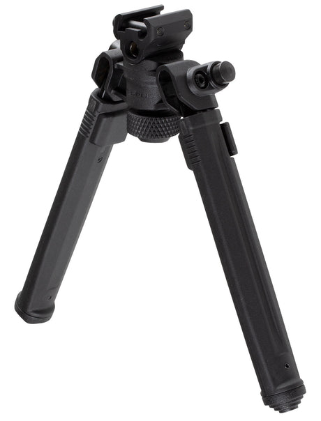 Magpul MAG941-BLK Bipod 1913 Picatinny Rail Attachment, Black Mil-Spec Anodized Aluminum, 6.80-10.30" Vertical Adjustment, Rubber Feet for AR-Platform | MAGPUL INDUSTRIES CORP