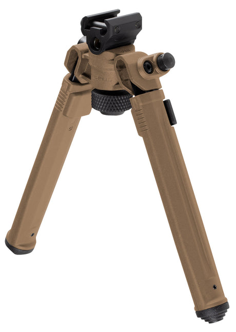 Magpul MAG941-FDE Bipod 1913 Picatinny Rail Attachment, Flat Dark Earth Mil-Spec Anodized Aluminum, 6.80-10.30" Vertical Adjustment, Rubber Feet for AR-Platform | MAGPUL INDUSTRIES CORP