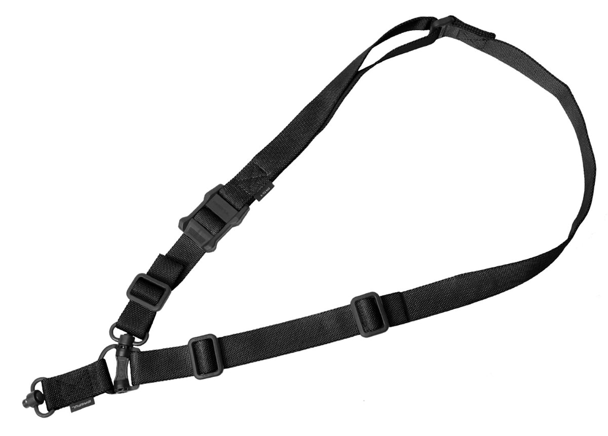 Magpul MAG518BLK MS4 Sling GEN2 Black Nylon 48"-60" OAL Adjustable One-Two Point AR Platform