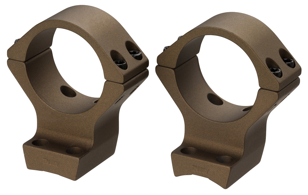 Browning 12541 X-Bolt Scope Mount System X-Lock Burnt Bronze Cerakote Aluminum 34mm Tube, Medium Rings