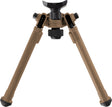 Magpul MAG1075-FDE Bipod made of Aluminum with Flat Dark Earth Finish, Sling Stud Attachment, 6.30-10.30" Vertical Adjustment & Rubber Feet for AR-Platform | MAGPUL INDUSTRIES CORP