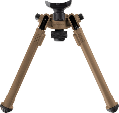 Magpul MAG1075-FDE Bipod made of Aluminum with Flat Dark Earth Finish, Sling Stud Attachment, 6.30-10.30" Vertical Adjustment & Rubber Feet for AR-Platform | MAGPUL INDUSTRIES CORP