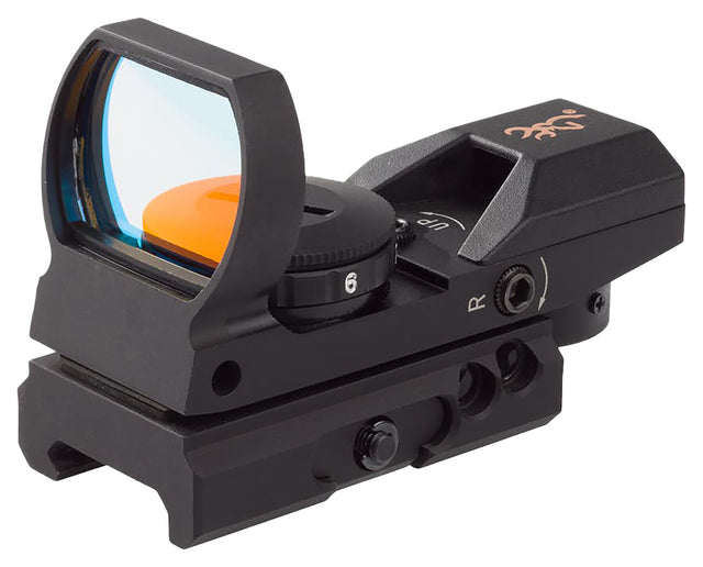 Browning 1290230 Buck Mark Reflex Sight Black Anodized 1x 3 MOA Red Dot Reticle, Picatinny Rail Mount
