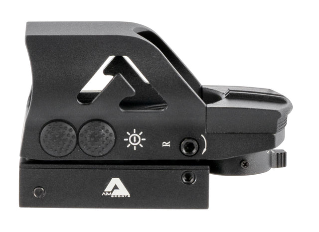 Aim Sports RT506C Full-Size Reflex Sight Matte Black 1x34mm Red/Green Multi Reticle