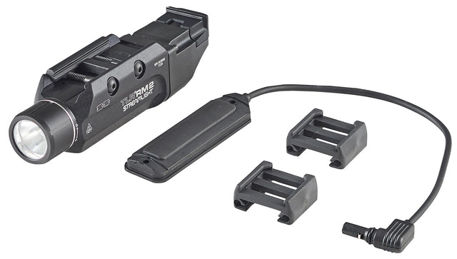 Streamlight 69450 TLR-2 RM Black Anodized Aluminum, 1,000 Lumens White LED Bulb, 297 Meters Beam, Picatinny Rail Mount