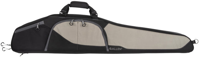 Allen 68246 Sawatch Rifle Case 46" Black Endura w/Tan Accents, Foam Padding, Accessory Pockets, Lockable Zippers & Plush Tricot Lining